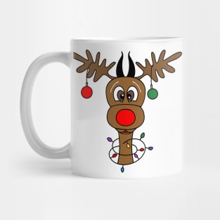 Reindeer Christmas Tree Ornaments Mug